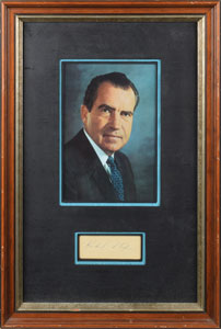 Lot #206 Richard Nixon - Image 1