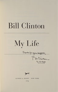 Lot #168 Bill Clinton