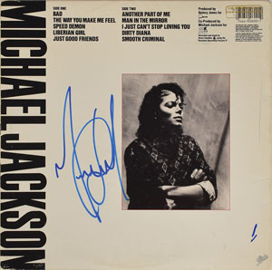 Lot #558 Michael Jackson