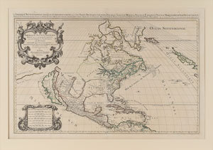 Lot #239  North American Map: 1692
