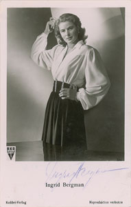 Lot #587 Ingrid Bergman - Image 1