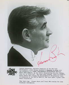 Lot #518 Leonard Bernstein - Image 1