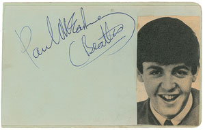 Lot #507  Beatles: Paul McCartney