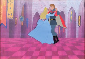 Lot #773 Sleeping Beauty and Prince Phillip production cel from Sleeping Beauty - Image 2