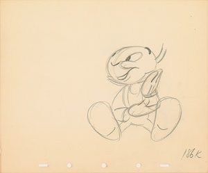Lot #748  Jiminy Cricket production drawing - Image 1
