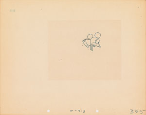Lot #701 Mickey Mouse production drawing from
