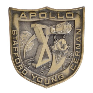Lot #40 John Young's Apollo 10 Flown Robbins Medal