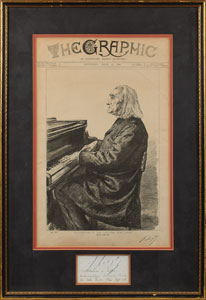 Lot #486 Franz Liszt