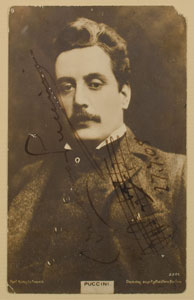 Lot #489 Giacomo Puccini - Image 2