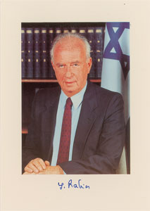 Lot #324 Yitzhak Rabin