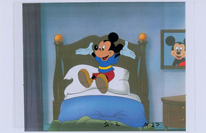 Lot #783 Mickey Mouse production cel from  TV Show
