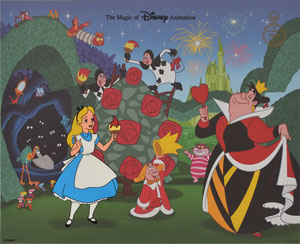 Lot #799 Alice limited edition cel from  Disney World - Image 1