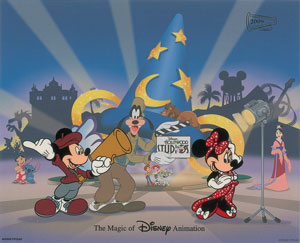 Lot #798 Mickey and Minnie Mouse limited edition cel from  Disney World - Image 1