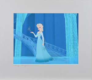 Lot #801 Princess Elsa limited edition cel from 