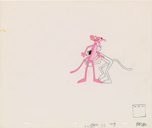 Lot #830 Pink Panther production cels and drawings from The Pink Panther - Image 3
