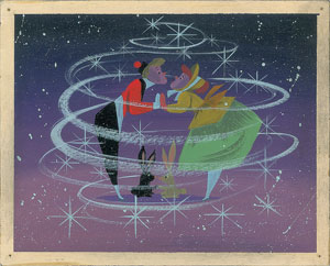 Lot #754 Mary Blair concept painting from  Melody Time - Image 1