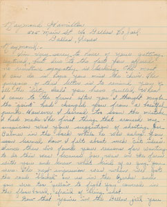 Lot #2032 Bonnie Parker and Clyde Barrow Autograph Letter Signed