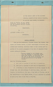 Lot #2102 Al Capone Signed Document - Image 4