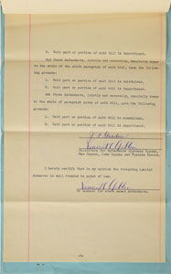 Lot #2102 Al Capone Signed Document - Image 5