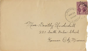 Lot #2114 Wilbur Underhill, Jr Autograph Letter Signed - Image 3
