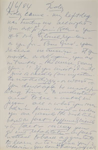 Lot #2145 Joseph Bonanno Handwritten Diary Note Page - Image 1