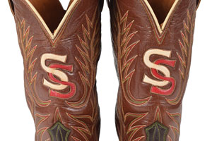 Lot #2017 Sheriff 'Smoot' Schmid's Boots - Image 3