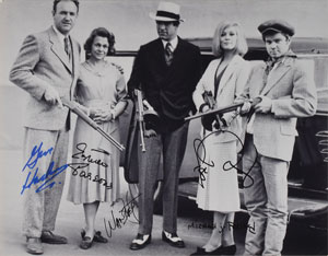 Lot #2095  Bonnie and Clyde Movie Oversized Cast Signed Photograph  - Image 1