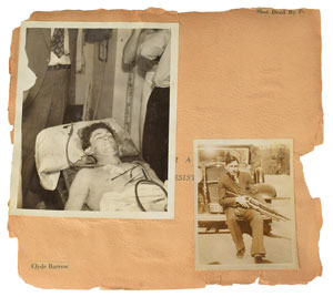Lot #2022 Smoot Schmid's Personal 'Bonnie & Clyde' Scrapbook - Image 3