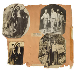 Lot #2022 Smoot Schmid's Personal 'Bonnie & Clyde' Scrapbook - Image 12