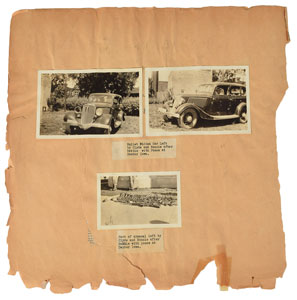 Lot #2022 Smoot Schmid's Personal 'Bonnie & Clyde' Scrapbook - Image 17