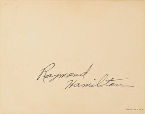 Lot #2027 Raymond Hamilton 1934 Signed Christmas Card Sent to Sheriff 'Smoot' Schmid