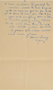 Lot #2030 Raymond Hamilton's Girlfriend Mary Pitts Letter to Him and Original Vintage Mug Shot Photograph - Image 2