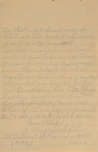 Lot #2040 Bonnie Parker: 1934 Letter Identifying Her - Image 5