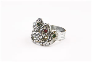 Lot #2039 Bonnie Parker's Three-Headed Snake Ring - Image 2