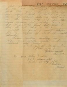 Lot #2034 Floyd Hamilton 1935 Autograph Letter Signed - Image 2