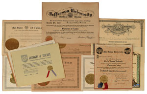 Lot #2052 Sheriff 'Smoot' Schmid Collection of Appointments and Award Certificates - Image 1