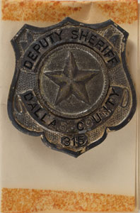 Lot #2045 Sheriff Jack Stout's Dallas County Badge - Image 1