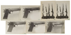 Lot #2086  Barrow Gang Collection of (7) Original Vintage Gun Arsenal Photographs - Image 1