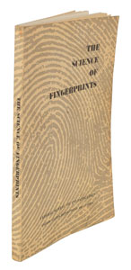Lot #2093  FBI Science of Fingerprints Book - Image 1