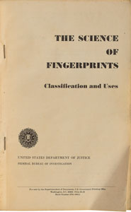 Lot #2093  FBI Science of Fingerprints Book - Image 2