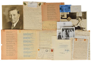 Lot #2053 Sheriff 'Smoot'
 Schmid's Personal Family Scrapbook - Image 1