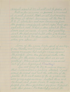 Lot #2120 Meyer Lansky Handwritten Diary Entry on Gambling - Image 2