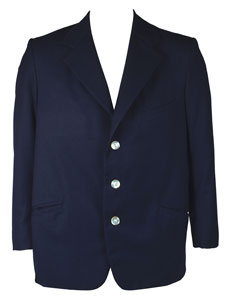 Lot #2124 Meyer Lansky's Navy Blue Sports Coat - Image 1