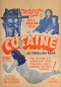Lot #2098  Cocaine Movie Window Card Poster