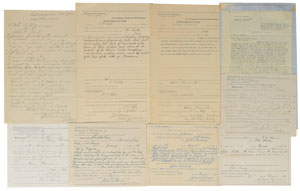 Lot #2013  Old West Collection of Warrants and Indictments