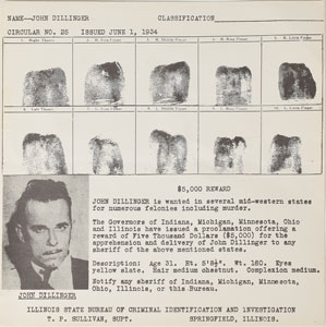 Lot #2100 John Dillinger Death Masks and Archive - Image 6