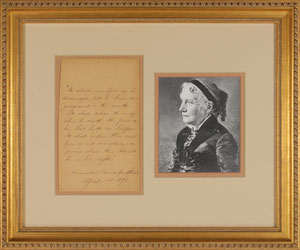 Lot #503 Harriet Beecher Stowe - Image 1