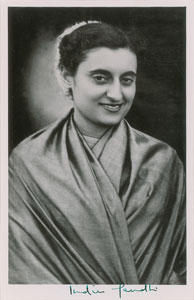 Lot #279 Indira Gandhi - Image 1