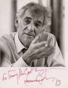Lot #593 Leonard Bernstein - Image 1