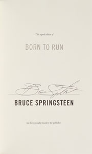Lot #663 Bruce Springsteen